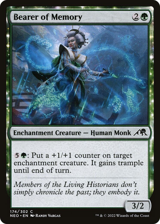 Image for Bearer of Memory (174) (Kamigawa: Neon Dynasty) - Magic: The Gathering