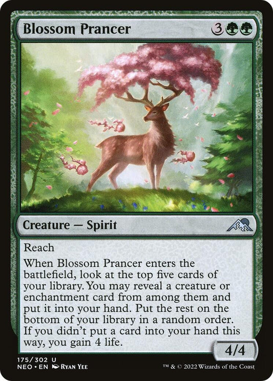 Image for Blossom Prancer (175) (Kamigawa: Neon Dynasty) - Magic: The Gathering
