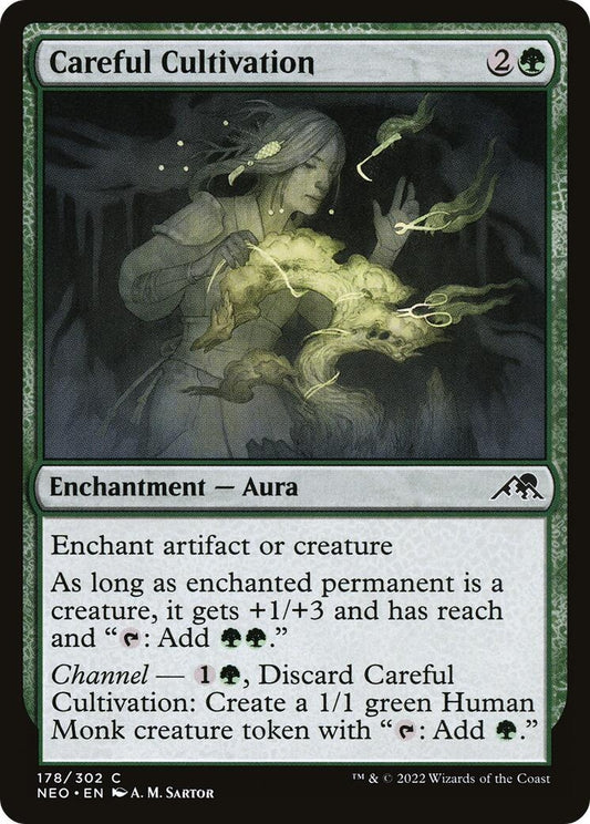 Image for Careful Cultivation (178) (Kamigawa: Neon Dynasty) - Magic: The Gathering