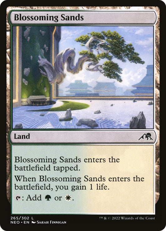 Image for Blossoming Sands (265) (Kamigawa: Neon Dynasty) - Magic: The Gathering
