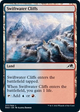 Image for Swiftwater Cliffs (277) (Kamigawa: Neon Dynasty) - Magic: The Gathering