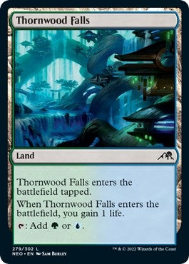 Image for Thornwood Falls (279) (Kamigawa: Neon Dynasty) - Magic: The Gathering