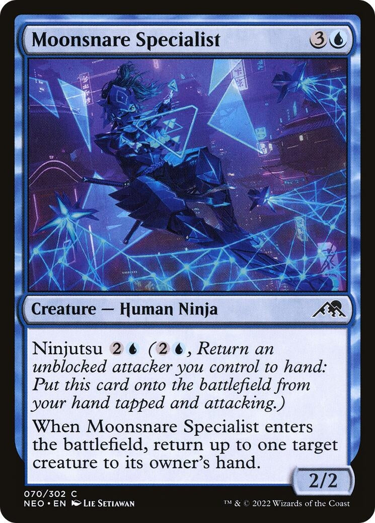 Image for Moonsnare Specialist (70) (Kamigawa: Neon Dynasty) - Magic: The Gathering
