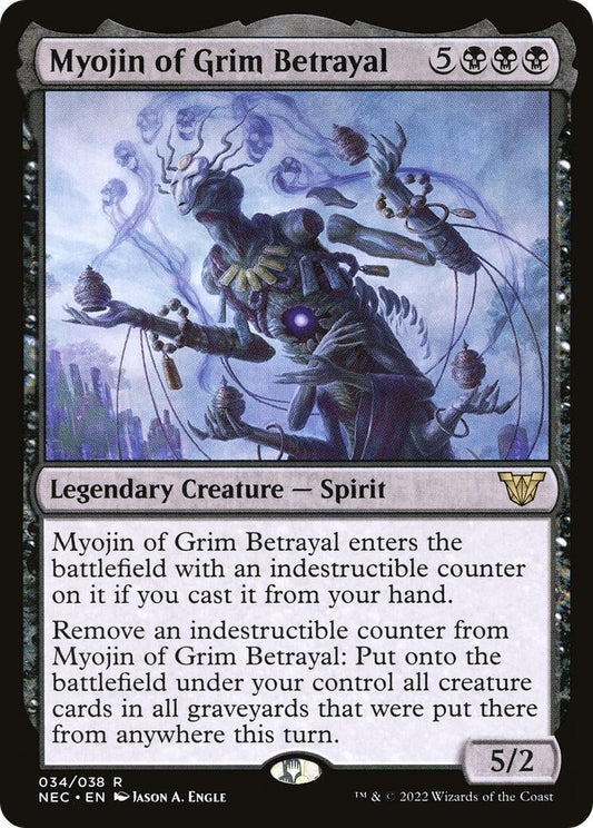 Image for Myojin of Grim Betrayal (34) (Commander: Kamigawa: Neon Dynasty) - Magic: The Gathering
