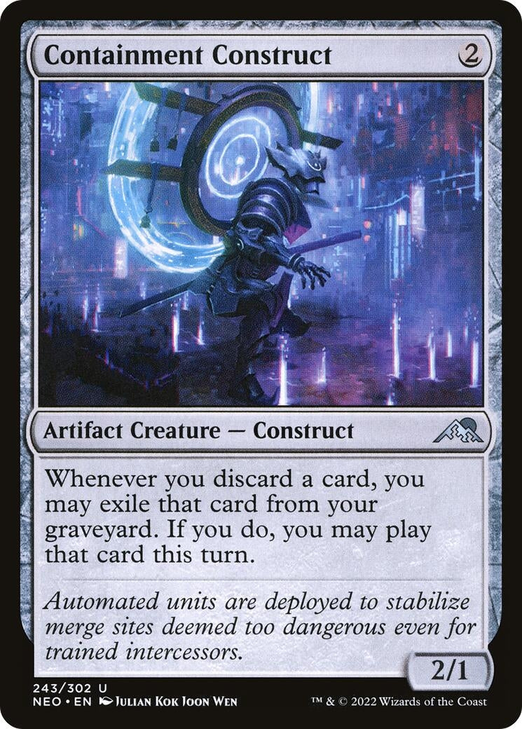 Image for Containment Construct (243) (Kamigawa: Neon Dynasty) - Magic: The Gathering