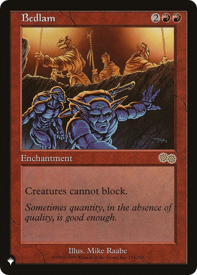 Image for Bedlam (175/350) (The List Reprints) - Magic: The Gathering