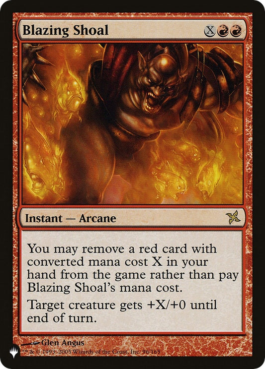 Image for Blazing Shoal (96/165) (The List Reprints) - Magic: The Gathering