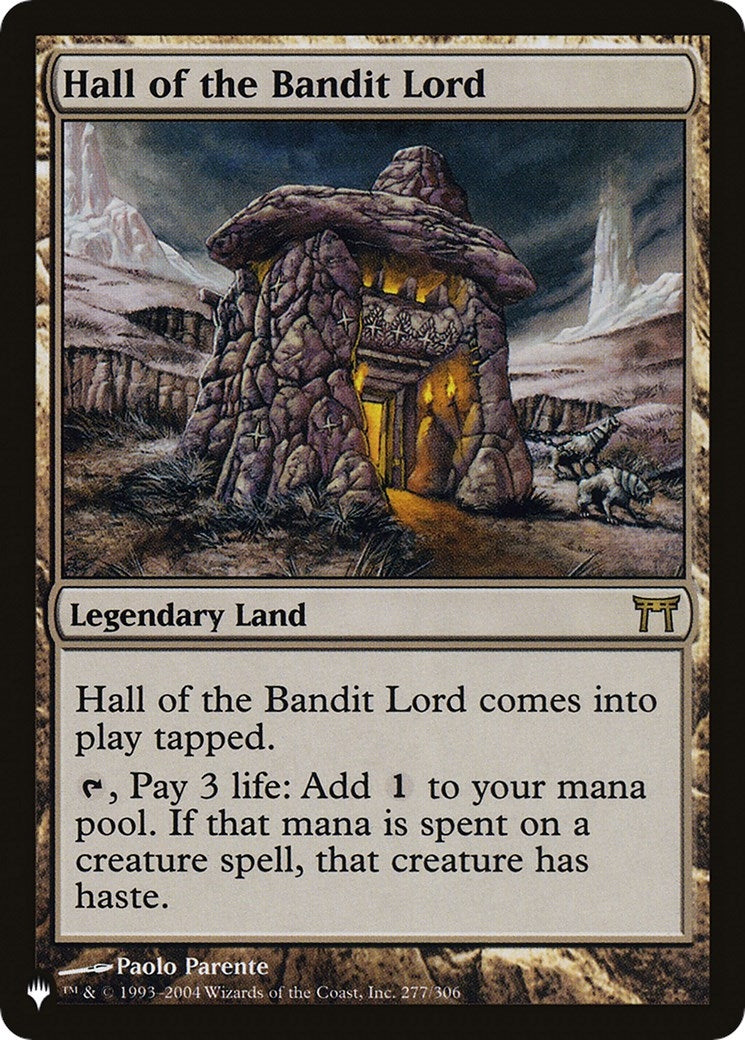 Image for Hall of the Bandit Lord (277/306) (The List Reprints) - Magic: The Gathering