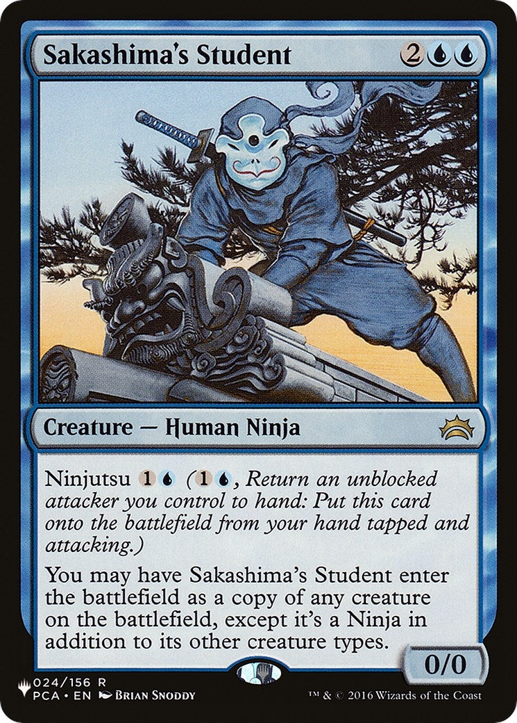 Image for Sakashima's Student (024/156) (The List Reprints) - Magic: The Gathering