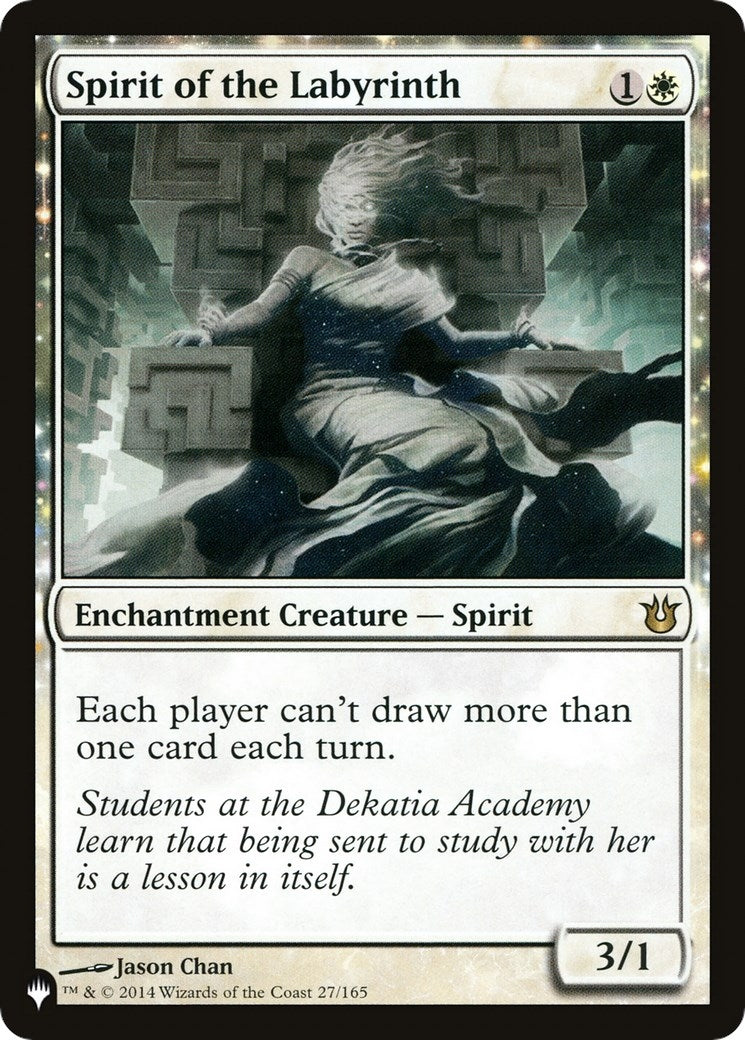 Image for Spirit of the Labyrinth (27/165) (The List Reprints) - Magic: The Gathering