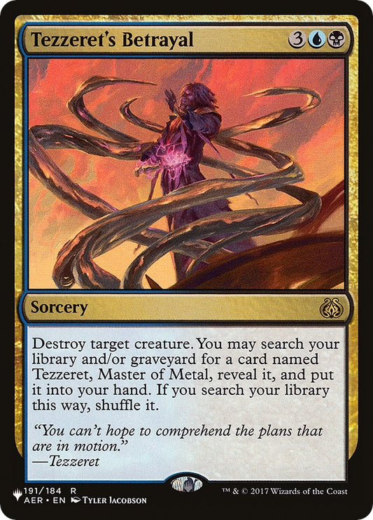 Image for Tezzeret's Betrayal (191/184) (The List Reprints) - Magic: The Gathering