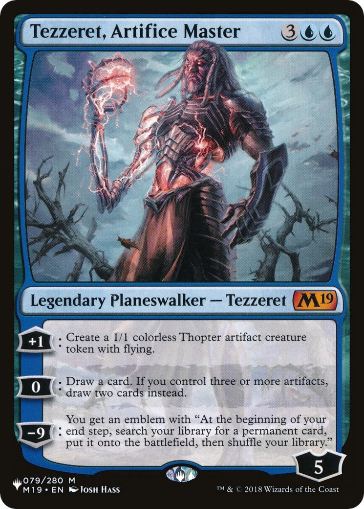 Image for Tezzeret, Artifice Master (079/280) (The List Reprints) - Magic: The Gathering