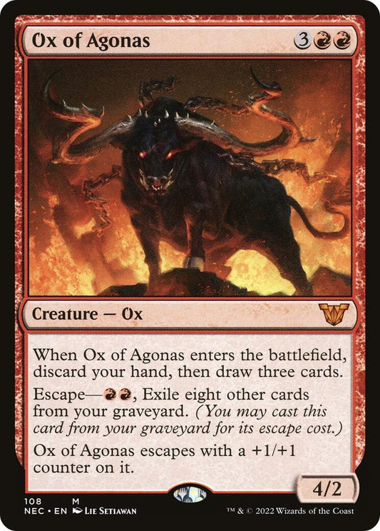 Image for Ox of Agonas (108) (Commander: Kamigawa: Neon Dynasty) - Magic: The Gathering