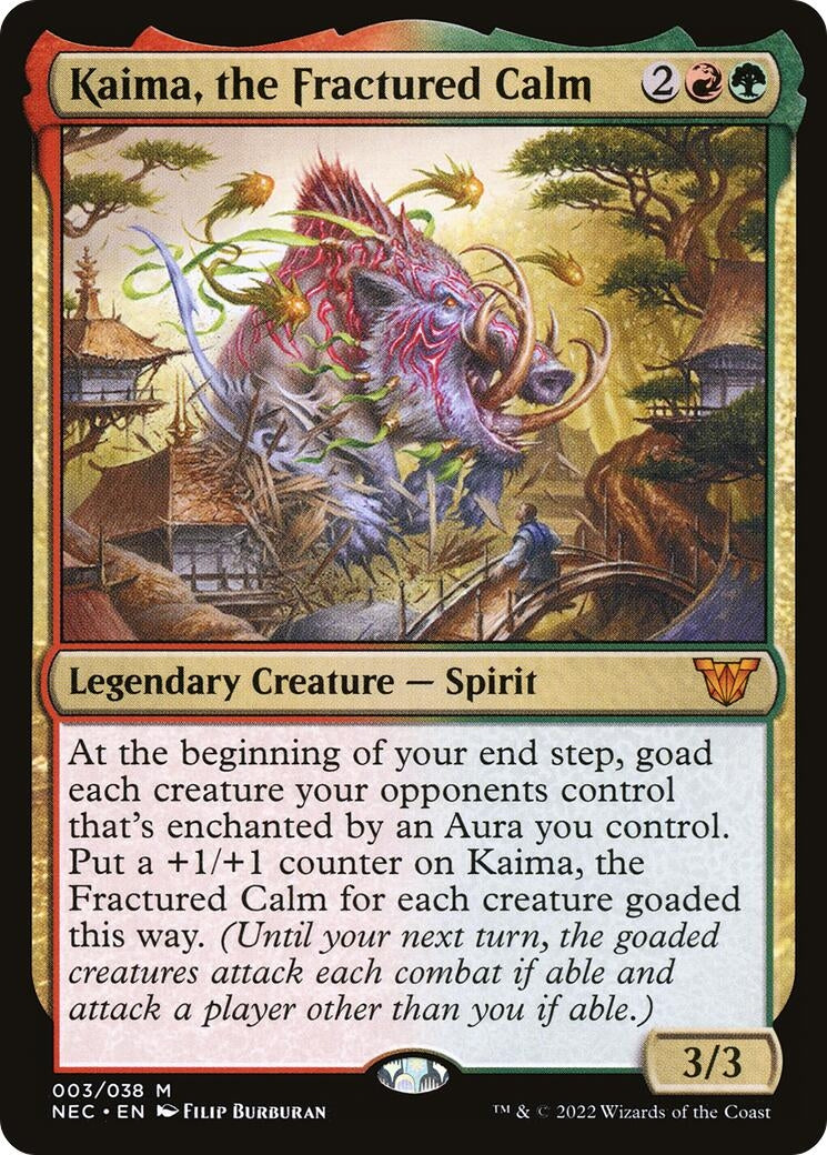 Image for Kaima, the Fractured Calm (3) (Commander: Kamigawa: Neon Dynasty) - Magic: The Gathering