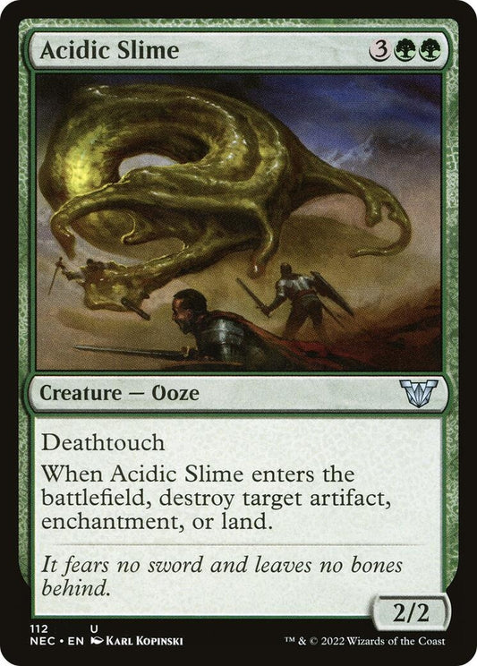 Image for Acidic Slime (112) (Commander: Kamigawa: Neon Dynasty) - Magic: The Gathering