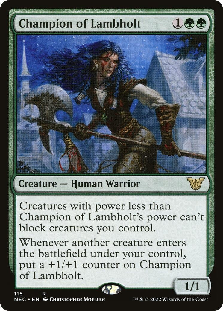 Image for Champion of Lambholt (115) (Commander: Kamigawa: Neon Dynasty) - Magic: The Gathering