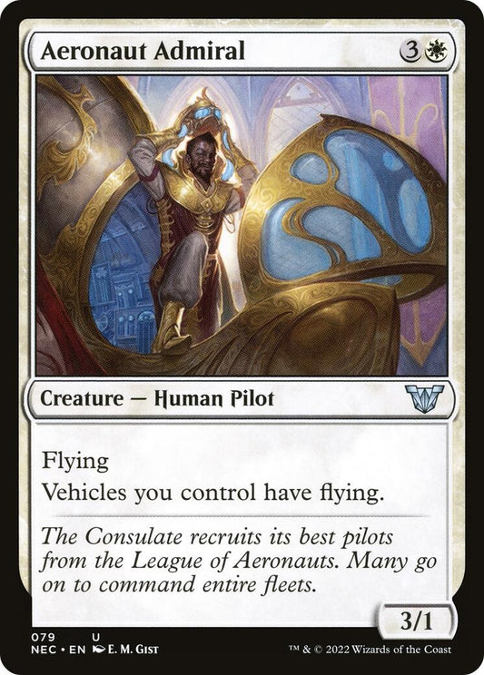 Image for Aeronaut Admiral (79) (Commander: Kamigawa: Neon Dynasty) - Magic: The Gathering