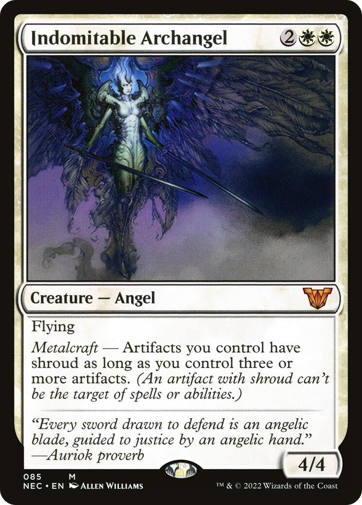 Image for Indomitable Archangel (85) (Commander: Kamigawa: Neon Dynasty) - Magic: The Gathering