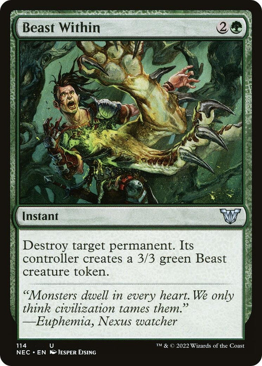 Image for Beast Within (114) (Commander: Kamigawa: Neon Dynasty) - Magic: The Gathering