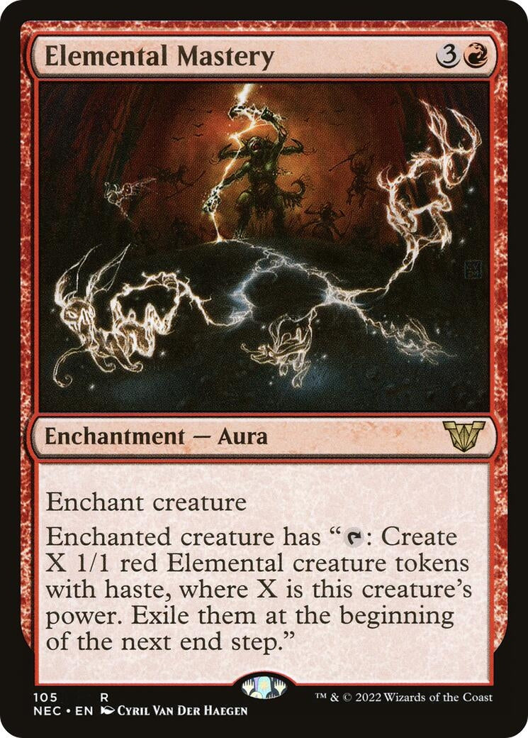 Image for Elemental Mastery (105) (Commander: Kamigawa: Neon Dynasty) - Magic: The Gathering