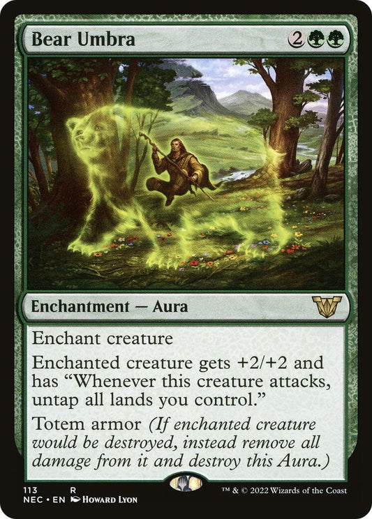 Image for Bear Umbra (113) (Commander: Kamigawa: Neon Dynasty) - Magic: The Gathering