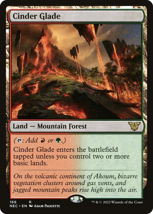 Image for Cinder Glade (166) (Commander: Kamigawa: Neon Dynasty) - Magic: The Gathering