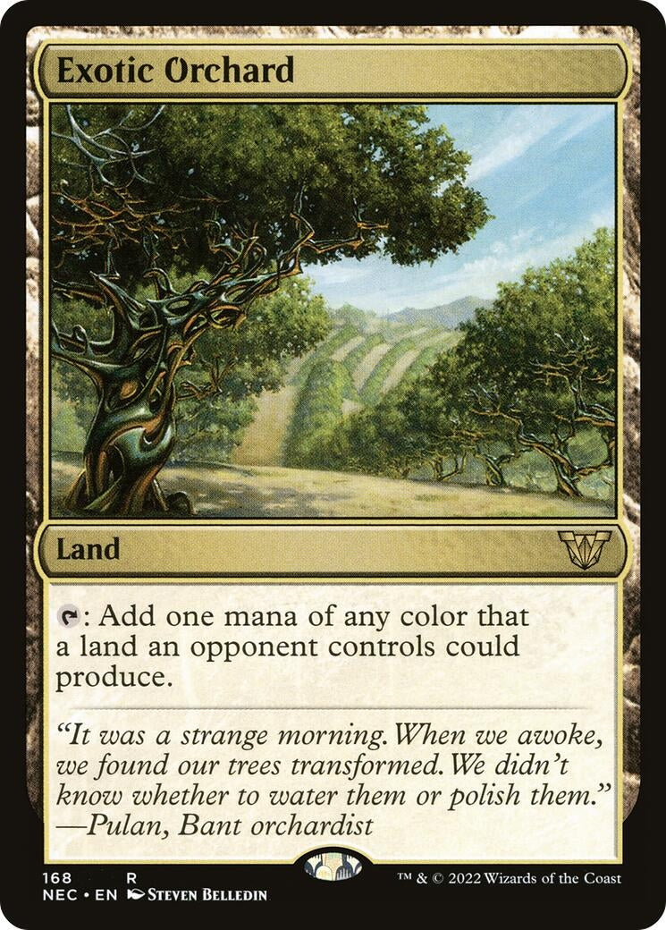 Image for Exotic Orchard (168) (Commander: Kamigawa: Neon Dynasty) - Magic: The Gathering