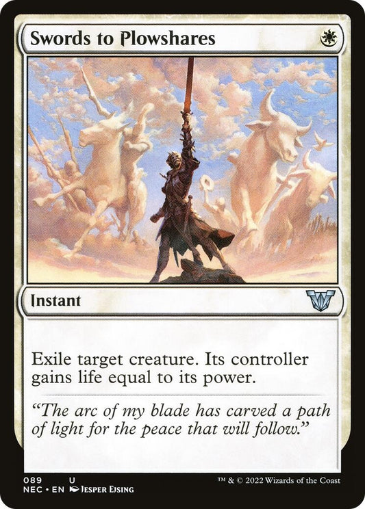 Image for Swords to Plowshares (89) (Commander: Kamigawa: Neon Dynasty) - Magic: The Gathering