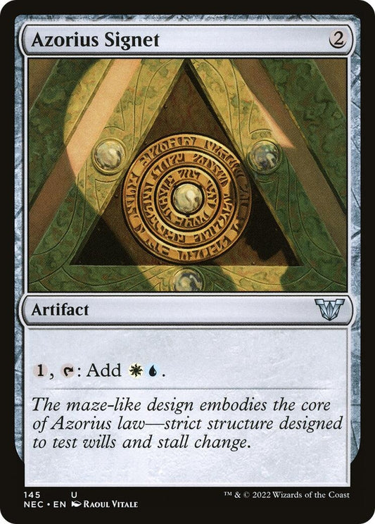 Image for Azorius Signet (145) (Commander: Kamigawa: Neon Dynasty) - Magic: The Gathering
