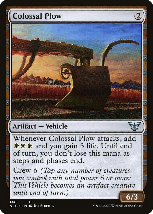 Image for Colossal Plow (148) (Commander: Kamigawa: Neon Dynasty) - Magic: The Gathering