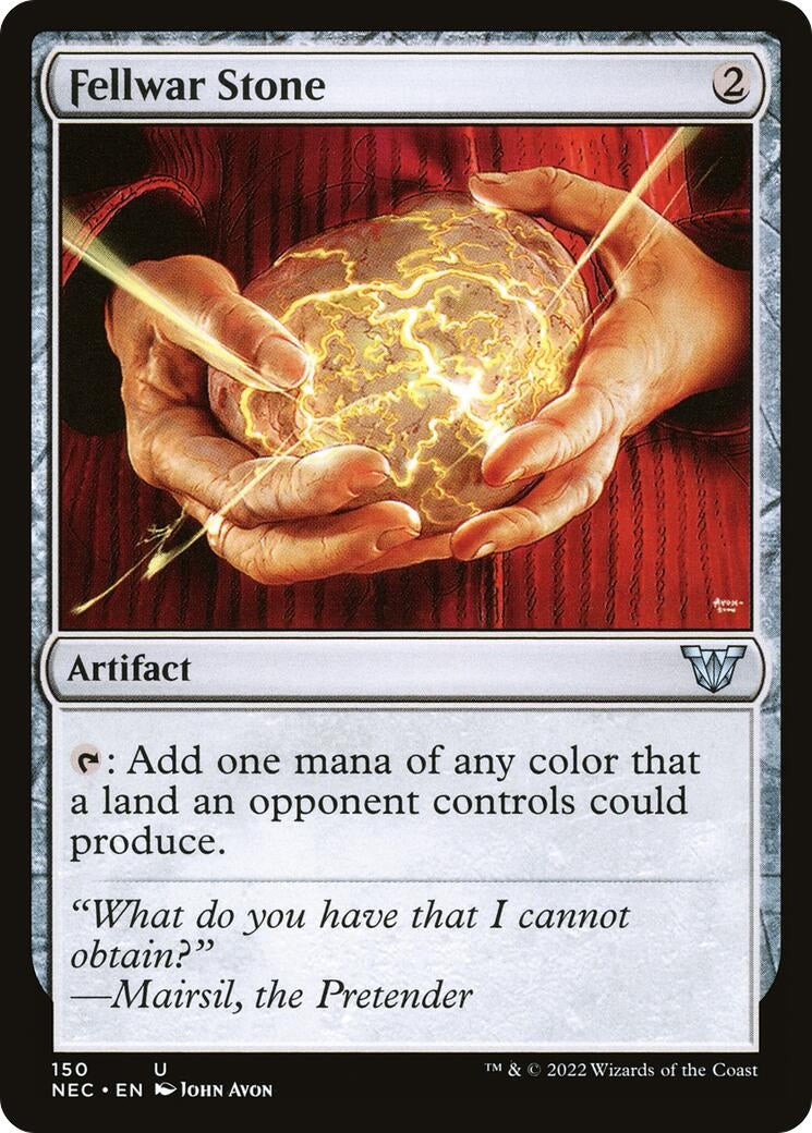 Image for Fellwar Stone (150) (Commander: Kamigawa: Neon Dynasty) - Magic: The Gathering