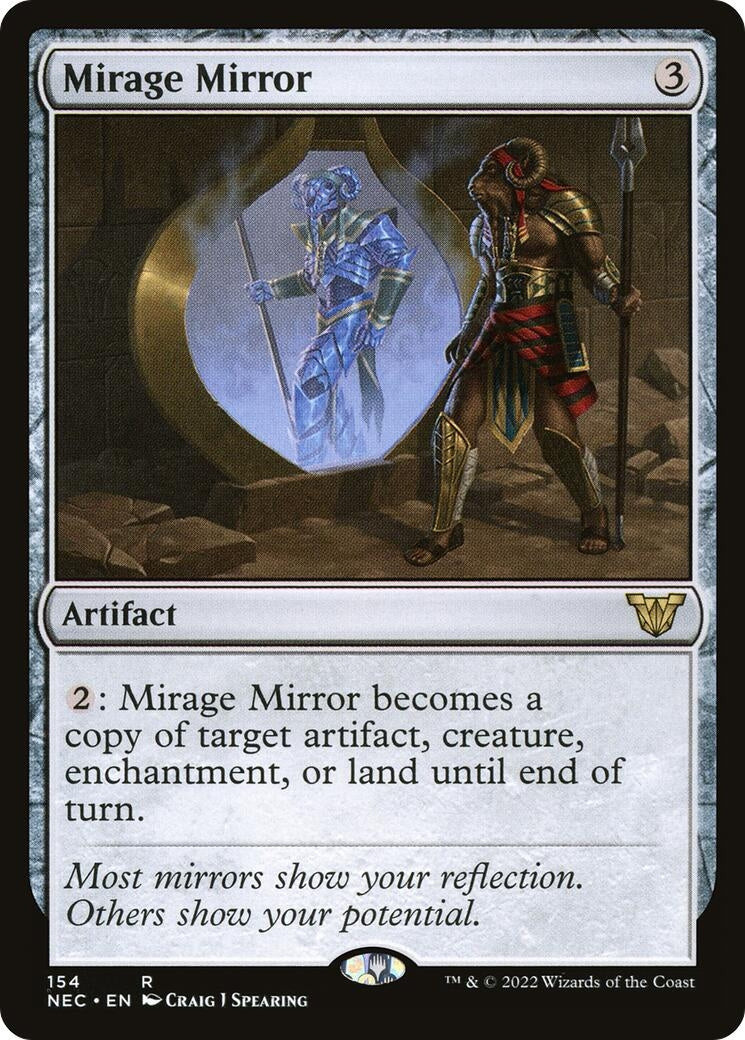 Image for Mirage Mirror (154) (Commander: Kamigawa: Neon Dynasty) - Magic: The Gathering