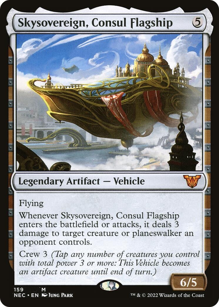 Image for Skysovereign, Consul Flagship (159) (Commander: Kamigawa: Neon Dynasty) - Magic: The Gathering