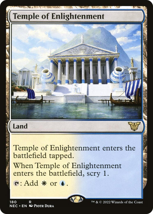 Image for Temple of Enlightenment (180) (Commander: Kamigawa: Neon Dynasty) - Magic: The Gathering