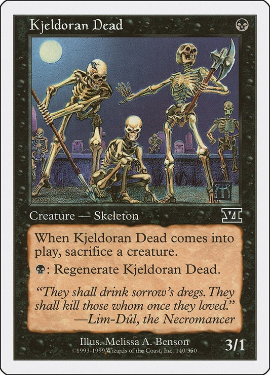 Image for Kjeldoran Dead (140) (Classic Sixth Edition) - Magic: The Gathering