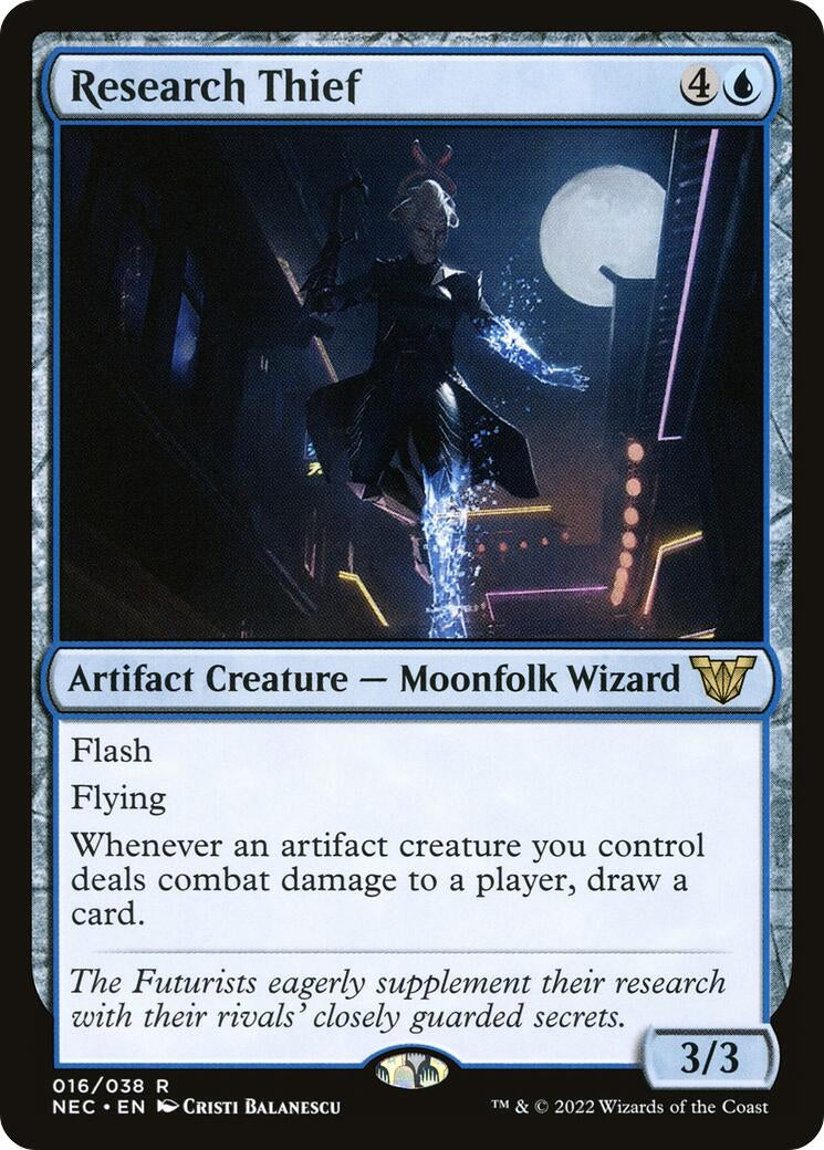 Image for Research Thief (16) (Commander: Kamigawa: Neon Dynasty) - Magic: The Gathering