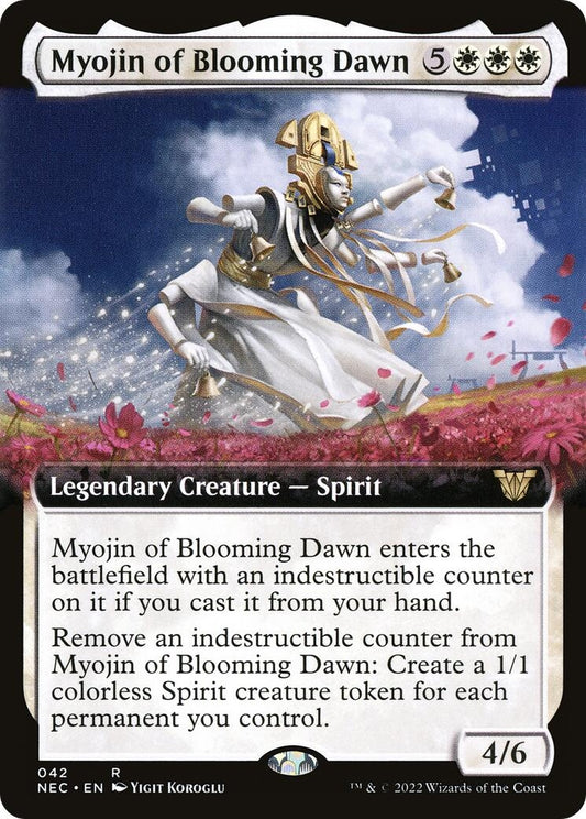 Image for Myojin of Blooming Dawn (Extended Art) (42) (Commander: Kamigawa: Neon Dynasty) - Magic: The Gathering