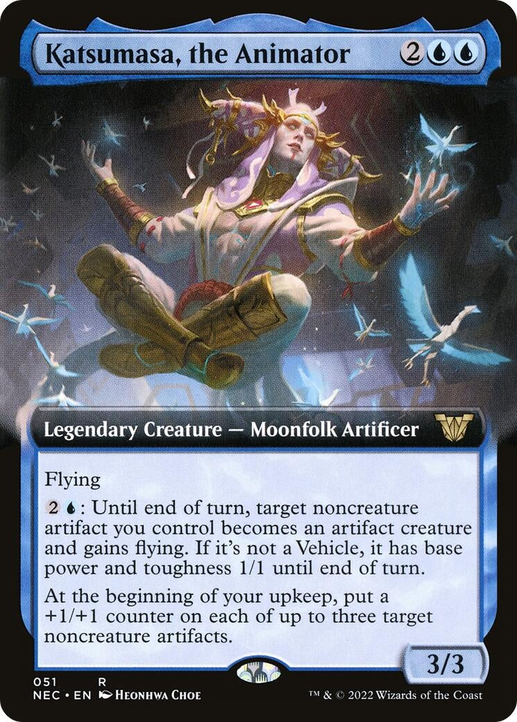 Image for Katsumasa, the Animator (Extended Art) (51) (Commander: Kamigawa: Neon Dynasty) - Magic: The Gathering