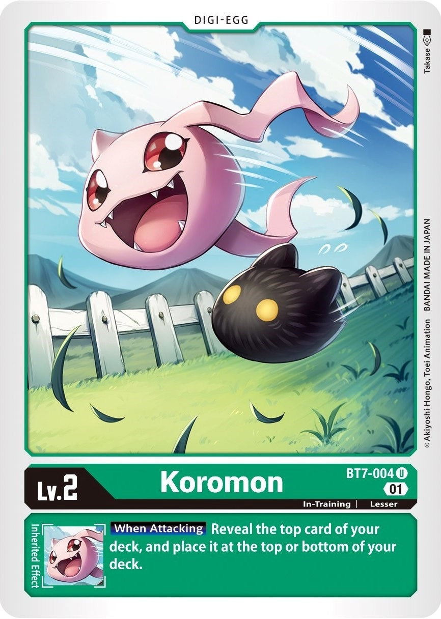 Image for Koromon (BT7-004 U) (Next Adventure) - Digimon Card Game