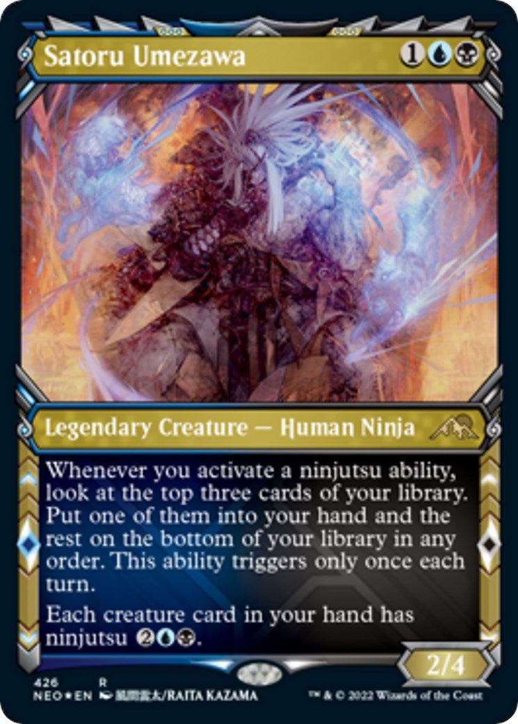 Image for Satoru Umezawa (Showcase) (Foil Etched) (426) (Kamigawa: Neon Dynasty) - Magic: The Gathering