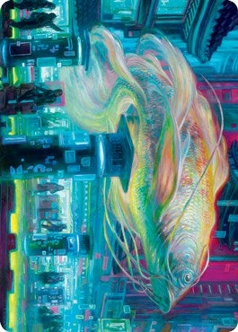 Image for Skyswimmer Koi Art Card (3) (Art Series: Kamigawa: Neon Dynasty) - Magic: The Gathering