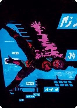 Image for Return to Action Art Card (12) (Art Series: Kamigawa: Neon Dynasty) - Magic: The Gathering