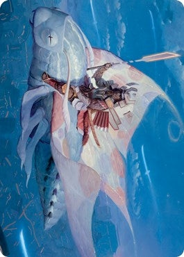 Image for Sky-Blessed Samurai Art Card (19) (Art Series: Kamigawa: Neon Dynasty) - Magic: The Gathering