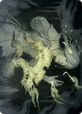Image for Careful Cultivation Art Card (21) (Art Series: Kamigawa: Neon Dynasty) - Magic: The Gathering