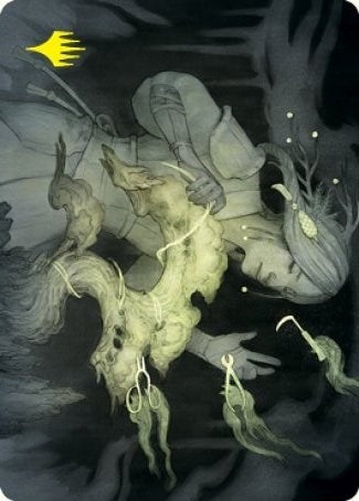 Image for Careful Cultivation Art Card (Gold-Stamped Signature) (21) (Art Series: Kamigawa: Neon Dynasty) - Magic: The Gathering