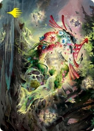 Image for Go-Shintai of Life's Origin Art Card (Gold-Stamped Signature) (26) (Art Series: Kamigawa: Neon Dynasty) - Magic: The Gathering
