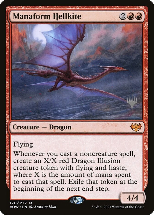 Image for Manaform Hellkite (Promo Pack: Kamigawa: Neon Dynasty) - Magic: The Gathering