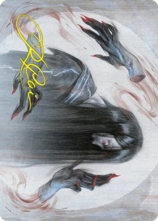 Image for Clawing Torment Art Card (Gold-Stamped Signature) (32) (Art Series: Kamigawa: Neon Dynasty) - Magic: The Gathering