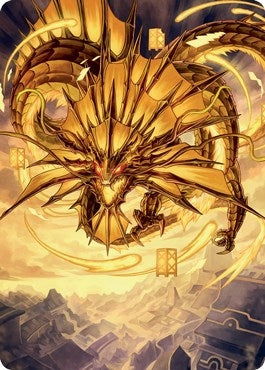 Image for Ao, the Dawn Sky Art Card (46/81) (46) (Art Series: Kamigawa: Neon Dynasty) - Magic: The Gathering