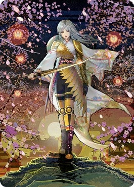 Image for The Wandering Emperor Art Card (50/81) (50) (Art Series: Kamigawa: Neon Dynasty) - Magic: The Gathering